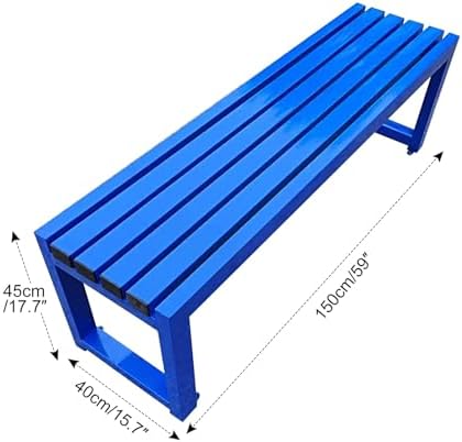 Weatherproof 3-Seater Metal Patio Garden Bench, Heavy-Duty Outdoor Furniture for Parks & Lounges, 700lbs Load Capacity, Stylish & Durable Design