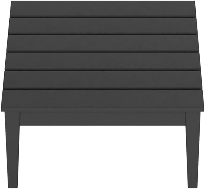 Costaelm Outdoor Side Tables for Patio, Small Patio Conversation Table Weather Resistant Coffee Table, Small Square Table Outdoor End Tables for Porch, Balcony, Poolside, Deck, Gray