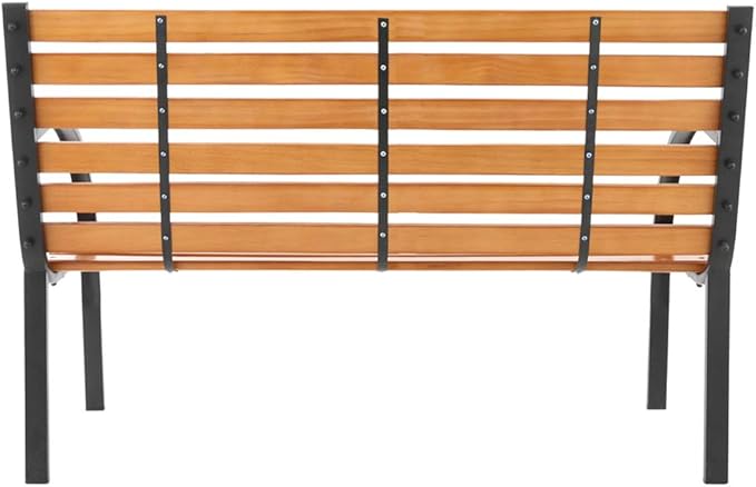 Outdoor Garden Bench Park Bench, Patio Bench Chair, Porch Outdoor Furniture Loveseat, for Backyard, Deck, Lawn, Poolside,Garden Benches for Outdoors,Park Bench for Patio 48" L x 24.5" W x 32.5" H