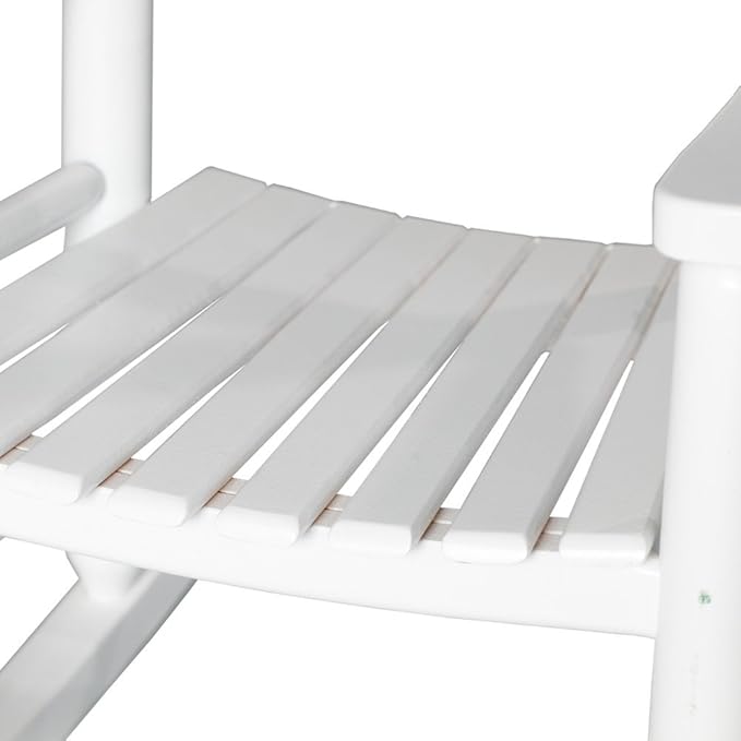Child Rocking Chair Kids Wooden Rocker Small Baby Toddler Ages 3-6 White Comfy Furniture Outdoor Indoor Reading Room Bedroom Livingroom