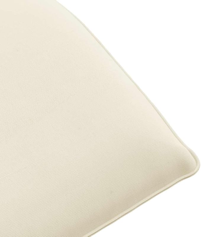 Extra Long Folding Sun Lounger Cream Oxford Fabric Adjustable Outdoor Chaise Lounge 69"x21" Steel Frame Poolside Recliner for Patio, Garden, Balcony