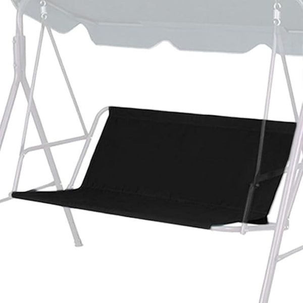 Heavy Duty Swing Seat Cover, 600D Oxford Waterproof Bench Cover for Outdoor Porch Garden Yard 2/3 Seat Patio Swing Chair (54.3"x19.6"x19.6", Black)