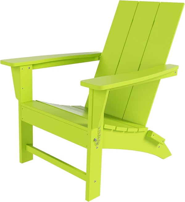 Costaelm Folding Adirondack Chairs, Outdoor Patio Adjustable Lawn Chairs - Photo 1