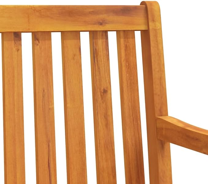 Benches for Outside,Patio Bench,Bench with Back,Yard Bench,Porch Bench,with Armrests,for The Front Porch,Deck, Balcony,Backyard,Garden, Lawn,Park, Path,43.3" Solid Acacia Wood