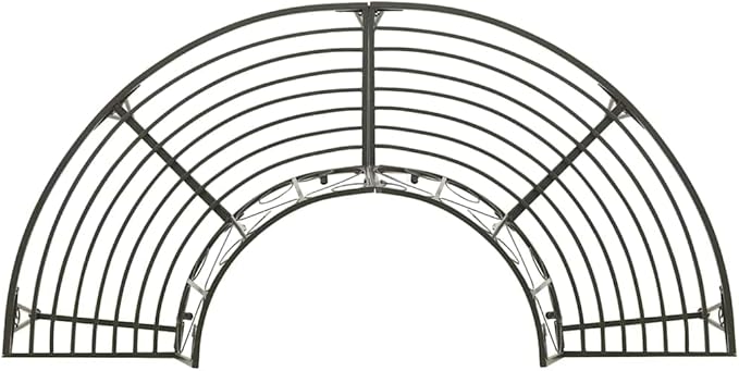 vidaXL Modern Garden Bench, Weather-Resistant Outdoor Seating, Tree Bench, Durable Patio Furniture, Circular Design