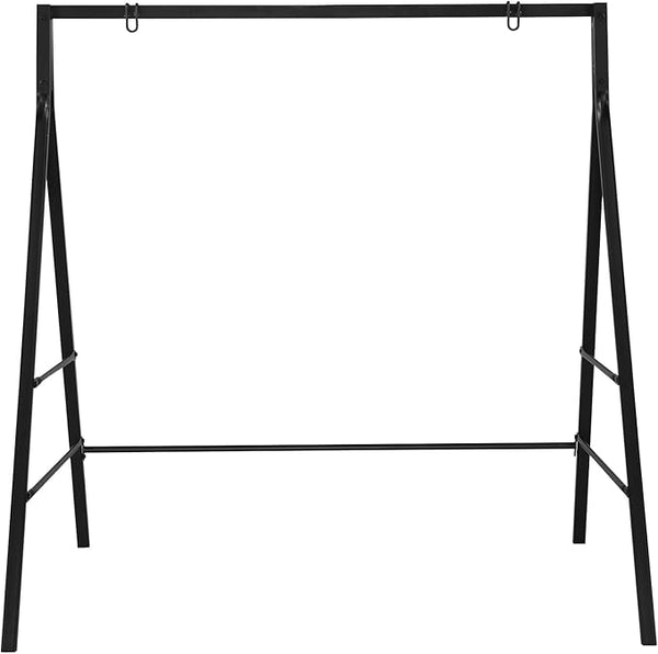 Zimtown Outdoor Swing Frame, Porch Swing Stand, Weatherproof Powder-Coated Metal, 450 lbs Weight Capacity - Photo 1
