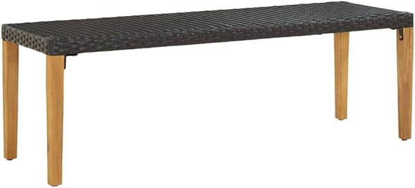 Patio Bench, Outdoor Garden Bench, Outdoor Bench, Easy to Assemble and Clean for Patio, Backyard, Garden, Poolside - Photo 1