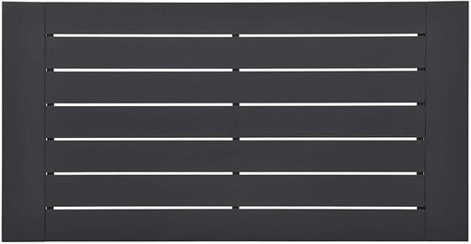 Modway Tahoe Aluminum Outdoor Patio Coffee Table in Gray