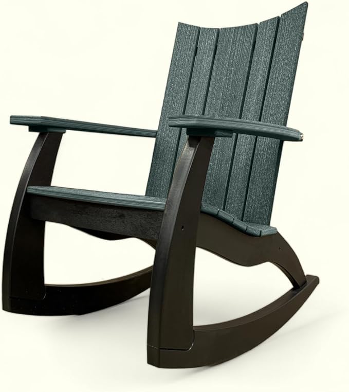 Generic The Richland Rocker (Mahogany), Dark Green/Black