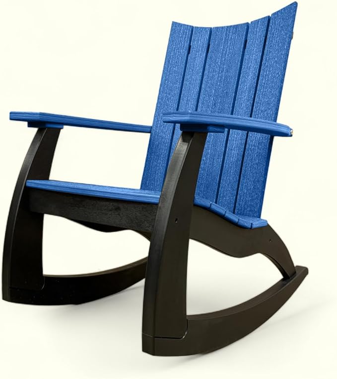 Generic The Richland Rocker (Brazilian Walnut), Poole Blue/Black