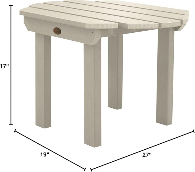 Highwood Classic Westport Side Table, Whitewash