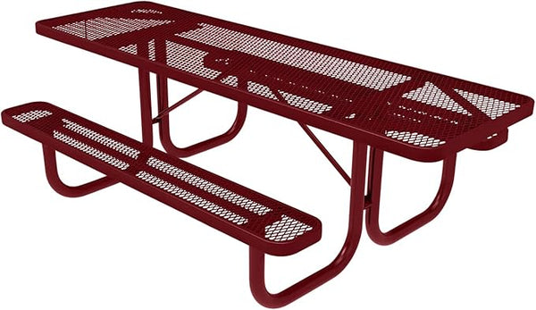 COATEDOUTDOORFURNITURE Heavy-Duty Portable ADA-Compliant Outdoor Picnic Table - Photo 1