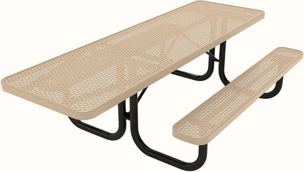 COATEDOUTDOORFURNITURE Coated Outdoor Furniture Heavy-Duty Portable ADA-Compliant Outdoor Picnic Table - Photo 1