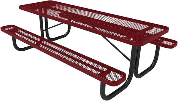 COATEDOUTDOORFURNITURE Heavy-Duty Portable Outdoor Picnic Table - Photo 1