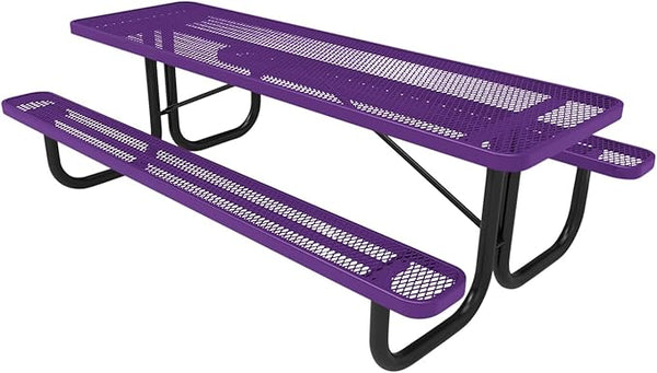 COATEDOUTDOORFURNITURE Heavy-Duty Portable Outdoor Picnic Table - Photo 1