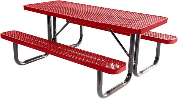 COATEDOUTDOORFURNITURE Heavy-Duty Portable Outdoor Picnic Table - Photo 1