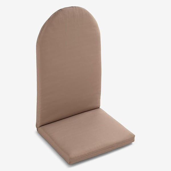 BrylaneHome Adirondack Chair Cushion - 44" L x 18" W x 2" H - Patio & Outdoor - Water, Stain & Fade Resistant - Khaki - Photo 1