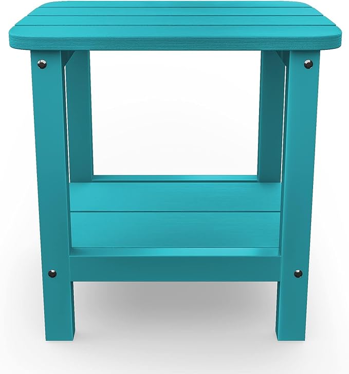 SERWALL Double Adirondack Side Table End Table Set of 6- Tiffany