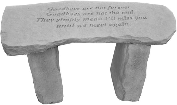 Kay Berry 37720 Goodbyes Are Not Sm Bench