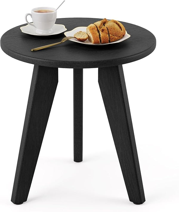 HDPS Outdoor Side Table, Small Round Side Table Weather-Resistant, Outdoor Side Tables for Patio, Porch, Deck - Photo 1