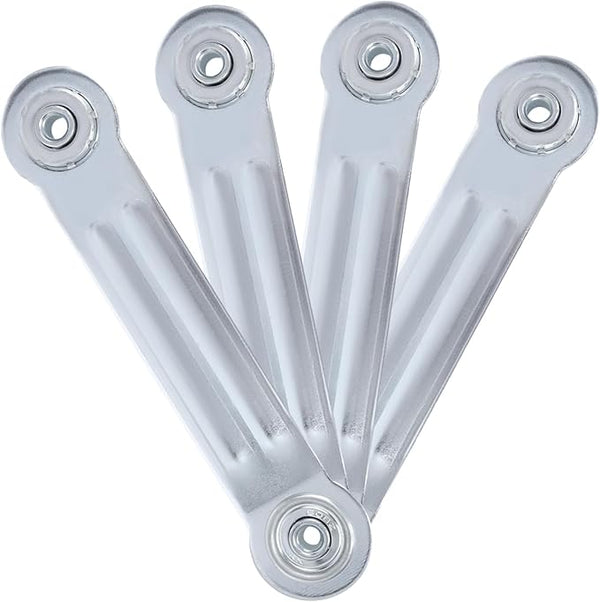 LC LICTOP Glider Bearing Arm Bracket Replacement, 4Pcs Silver, 6.9 Inch Length & 5.5 Inch Hole Center - Photo 1