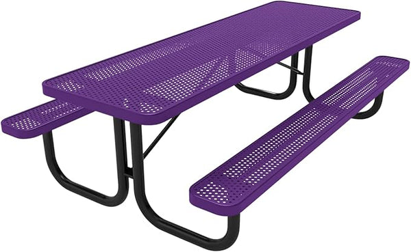 Coated Outdoor Furniture Heavy-Duty Portable Outdoor Picnic Table - Photo 1