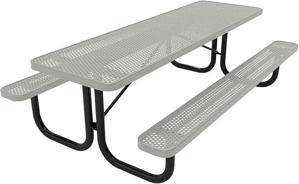 COATEDOUTDOORFURNITURE Heavy-Duty Portable Outdoor Picnic Table - Photo 1