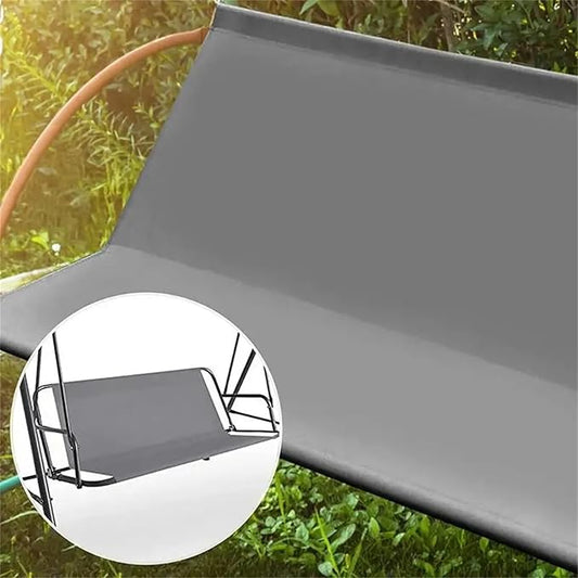 Patio Porch Swing Seat Cover, 2/3 Seater Bench Swing Cushion Replacement Covers, 900D Thicken Oxford Waterproof Fabric Swings Seat Cover Outdoor Garden Swings Chair(Gray-33.5x18.9x18.9inch)