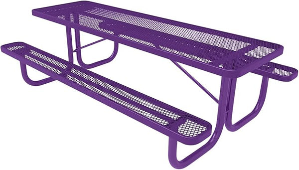 COATEDOUTDOORFURNITURE Heavy-Duty Portable Outdoor Picnic Table - Photo 1