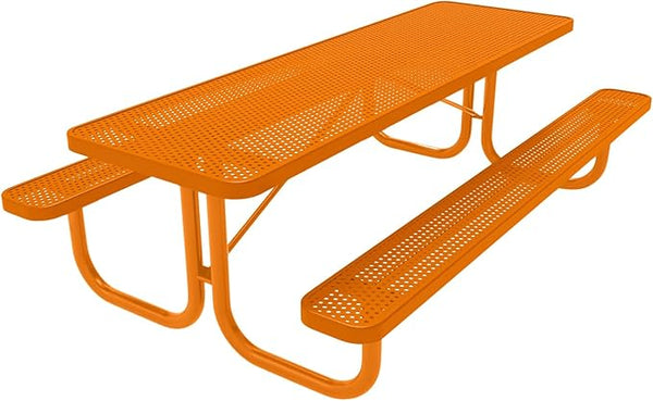 COATEDOUTDOORFURNITURE Heavy-Duty Portable Outdoor Picnic Table - Photo 1