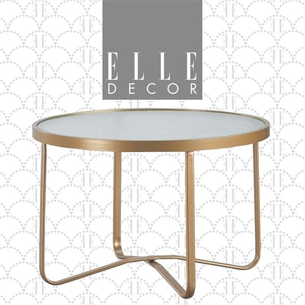 Elle Decor Mirabelle Outdoor Coffee Table in French Gold - Photo 1