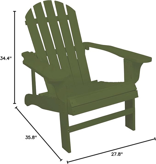 Leigh Country TX 38997 Adult Adirondack Chair - Sage