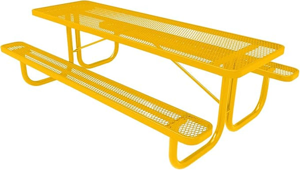 COATEDOUTDOORFURNITURE Heavy-Duty Portable Outdoor Picnic Table - Photo 1