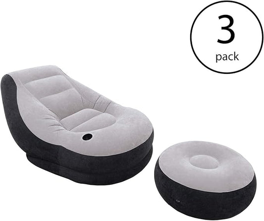 Intex Inflatable Ultra Lounge with Ottoman