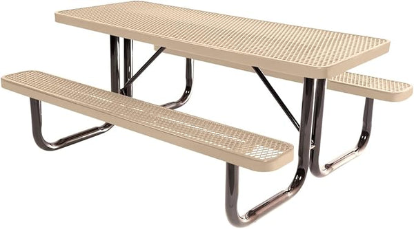 COATEDOUTDOORFURNITURE Heavy-Duty Portable Outdoor Picnic Table - Photo 1