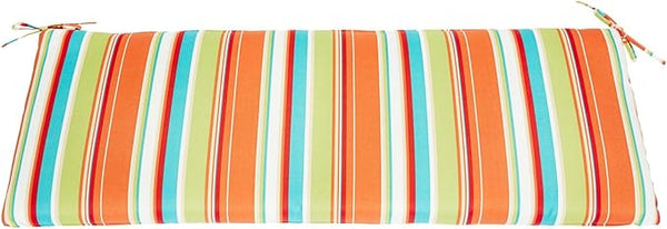 BrylaneHome Bench Cushion - 48" L x 18" W x 3" H - Patio & Outdoor - Water, Stain & Fade Resistant - Covert Breeze - Photo 1