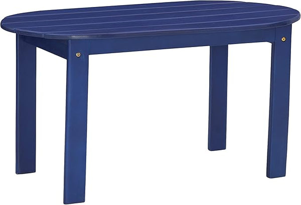 Linon Jayde Outdoor Blue Adirondack Coffee Table - Photo 1