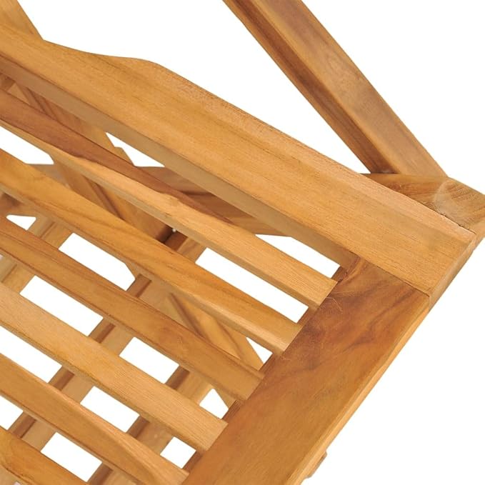 Folding Patio Chairs 6 pcs 21.7"x24.4"x35.4" Solid Wood Teak Outdoor Chairs Furniture Balcony Furniture Suitable for Gardens, Pools, patios.