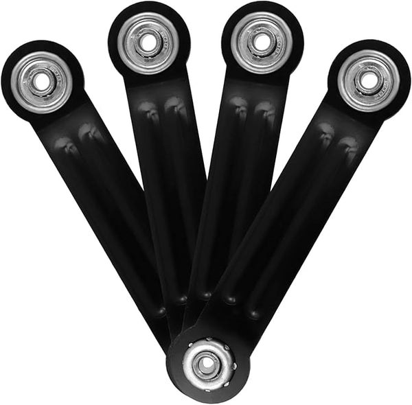 LC LICTOP Glider Bearing Arm Bracket Replacement, 4Pcs Black, 6.9 Inch Length & 5.5 Inch Hole Center - Photo 1
