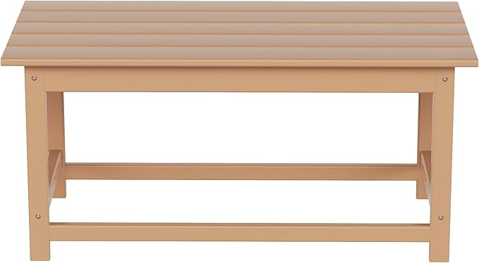 WO WESTIN OUTDOOR HDPE Laguna Outdoor Poly Adirondack Coffee Table, Teak