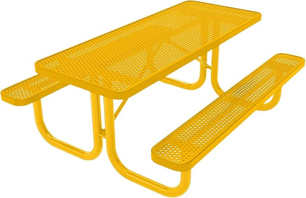 COATEDOUTDOORFURNITURE Heavy-Duty Portable Outdoor Picnic Table - Photo 1