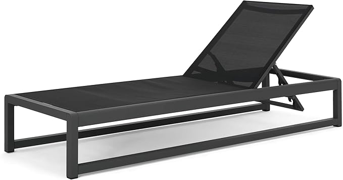 Christopher Knight Home Eudora Outdoor Chaise Lounge (Set of 2), Aluminum, Black, Gray