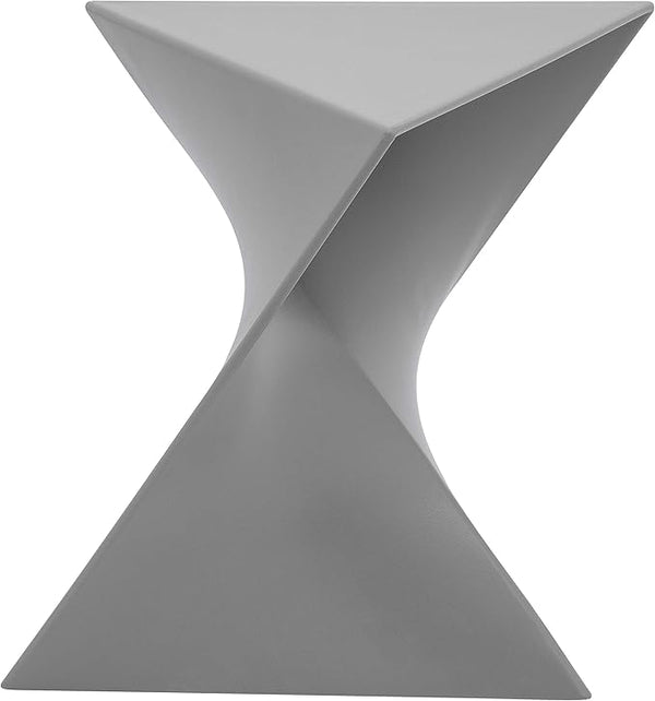 LeisureMod Modern Grey Accent Side Table - Stylish Side Vanity Table for Bedroom & Living Room - Photo 1