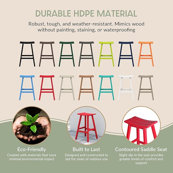 WestinTrends Malibu Malibu 29 Inch High Backless Seat Bar Stools (Set of 3), Red