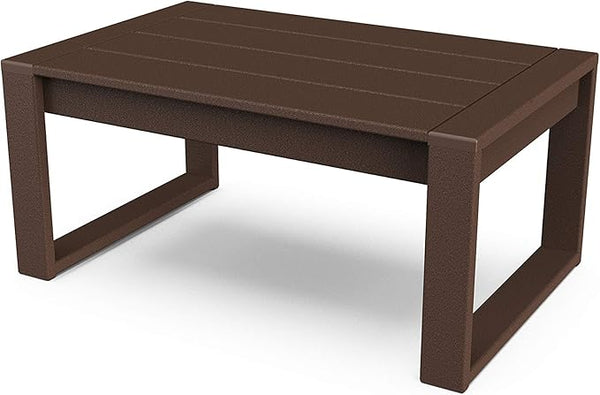 POLYWOOD® Edge Coffee Table, Mahogany