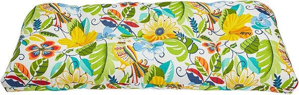 BrylaneHome Tufted Bench Cushion - 45.5" L x 19" W x 3" H- Patio & Outdoor - Water, Stain & Fade Resistant - Carolina - Photo 1