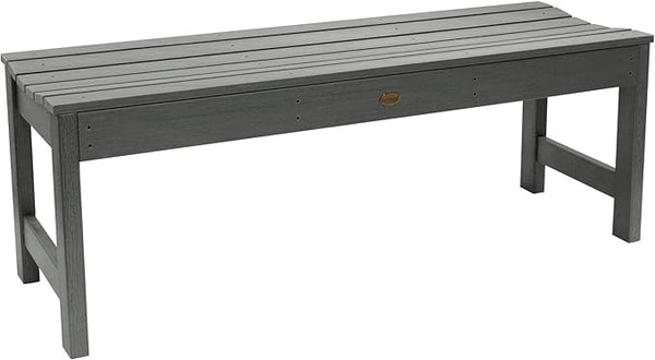 Highwood Lehigh Backless Bench, 4 Feet, Coastal Teak
