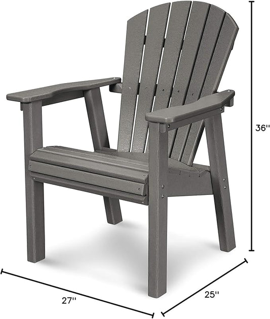 Seashell Dining Chair (Slate Grey)