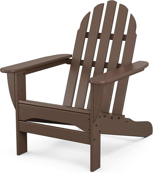 POLYWOOD AD4030MA Classic Outdoor Adirondack Chair, Mahogany - Photo 1