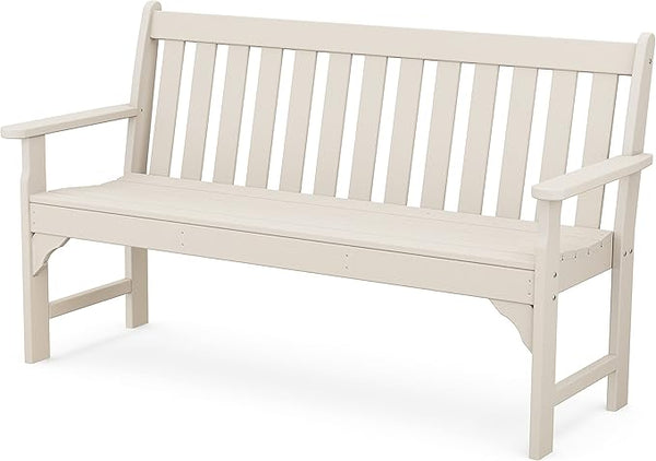 POLYWOOD Vineyard 60-Inch Bench, Sand - Photo 1